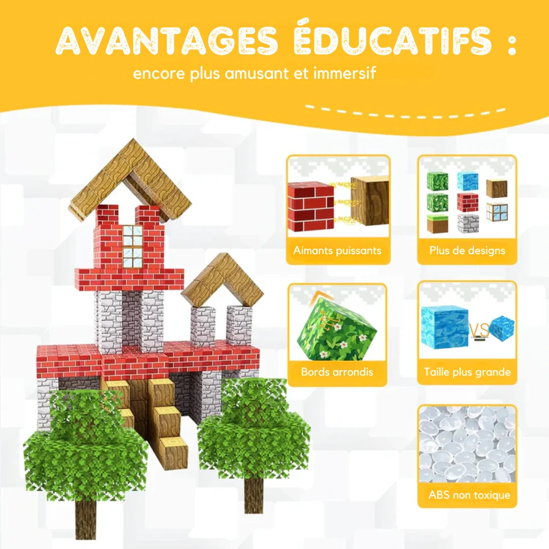 Magnocraft® Blocs de construction magnétiques